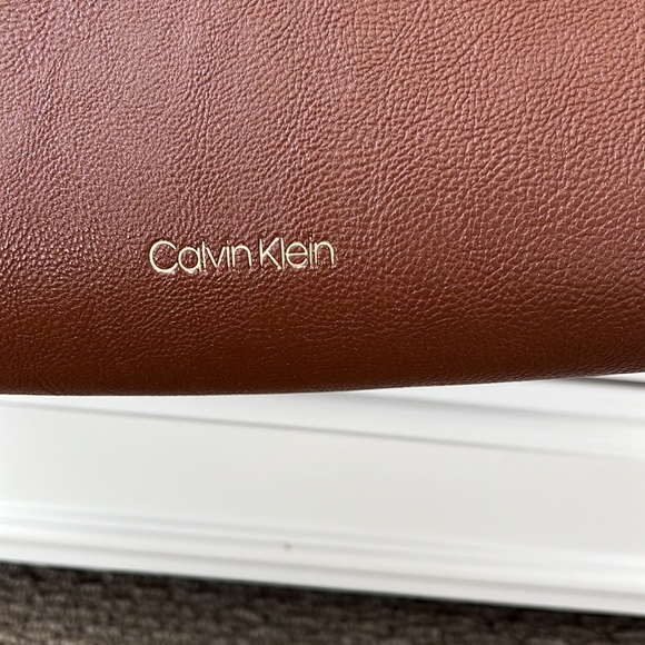 NWOT Calvin Klein Brown Purse - Picture 4 of 11